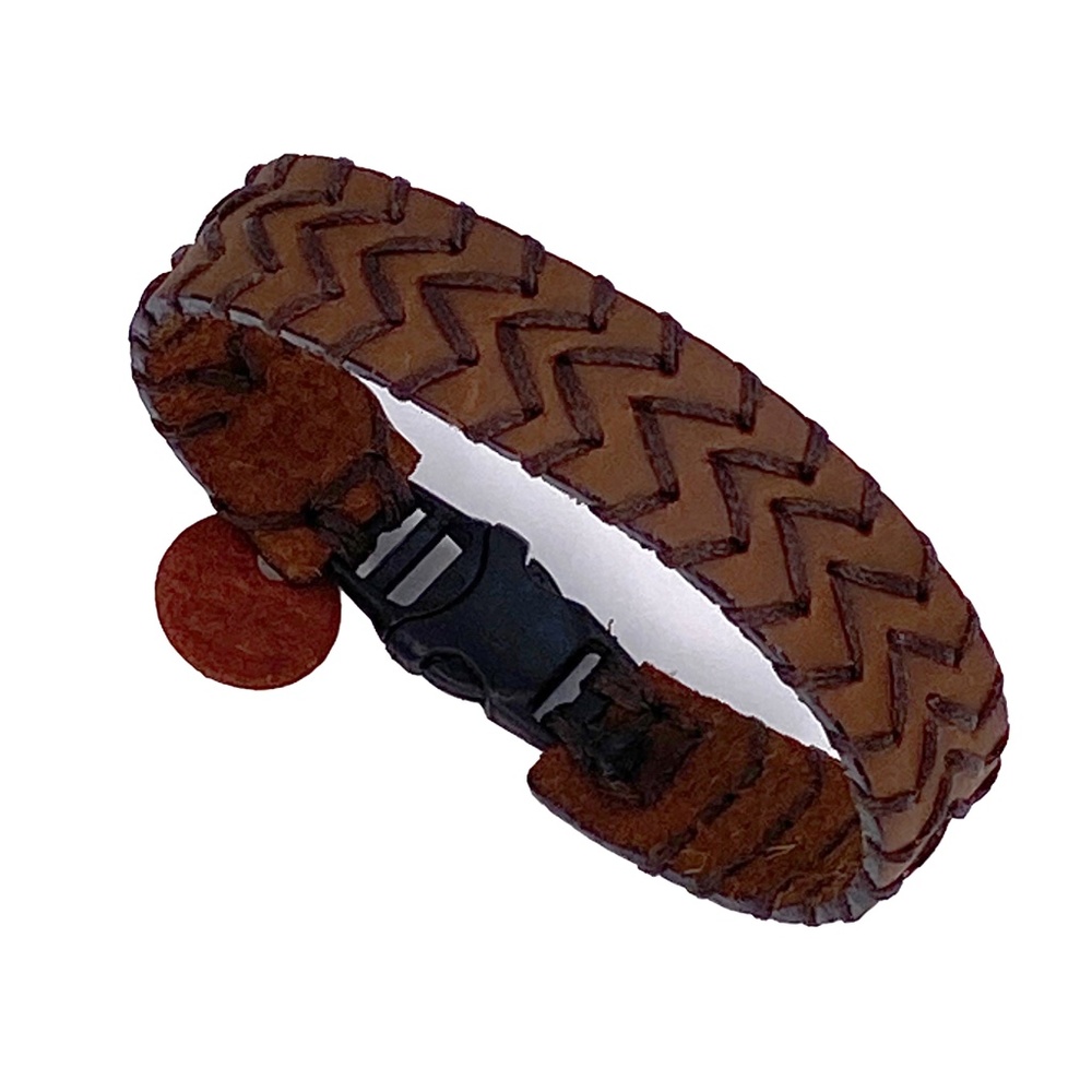 Colombian Hemp Leather V Bracelet
